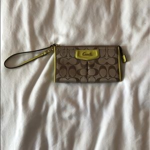 Coach wristlet